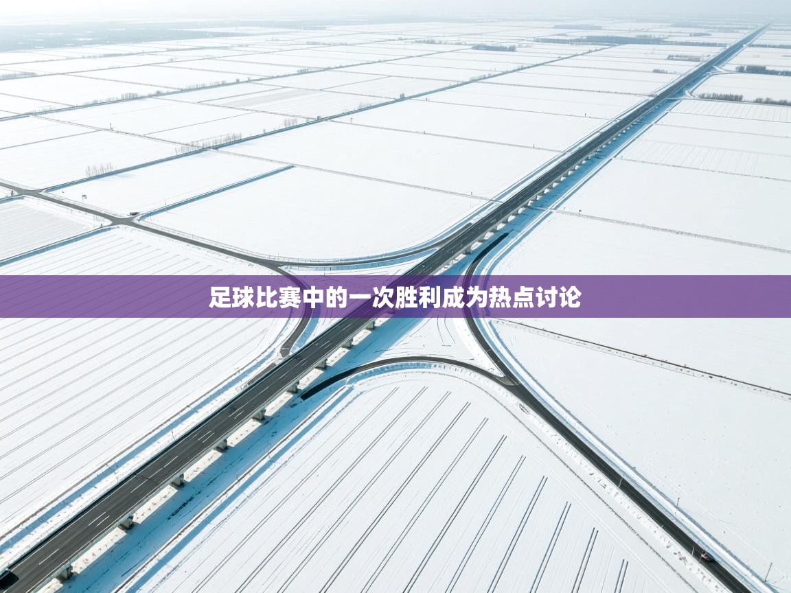 足球比赛中的一次胜利成为热点讨论